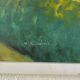 Homemade oil painting on wood