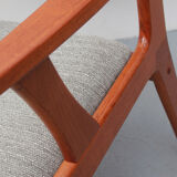 1960s danish armchair teak, Johannes Andersen for Uldum