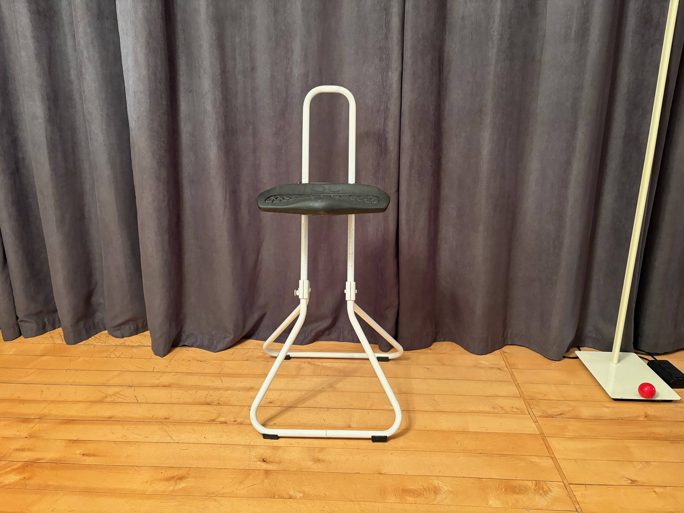 Stool with adjustable seat, designed by Brand/Häfner, Bad Essen, Germany, 1