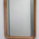 1970s Italian Rectangular Mirror in Wooden Frame