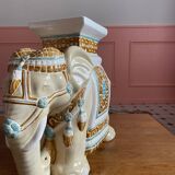 Ceramic elephant plant holder