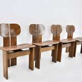 Africa dining chairs by Afra & Tobia Scarpa for Maxalto, 1975, set of 4