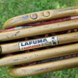 Extra bed, quilted sun lounger, Lafuma vintage 1970