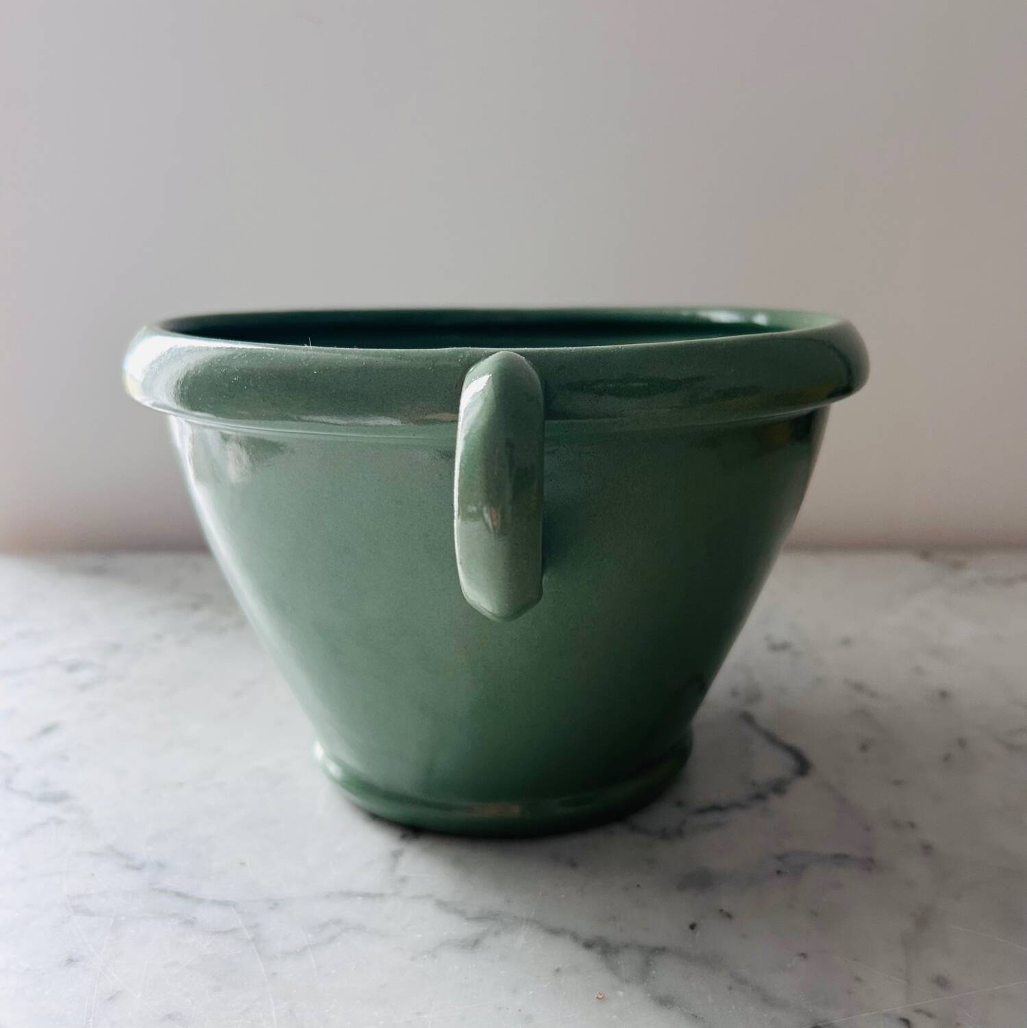 Celadon Scandinavian cache pot