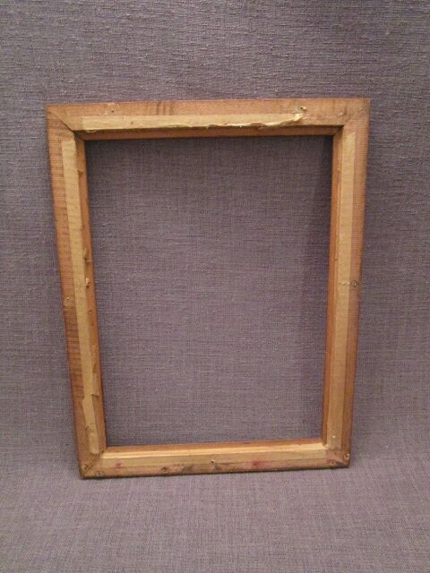 Old frame in worked wood