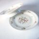 Flowered porcelain compotier