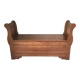 Trunk bench 2 places, cherry wood