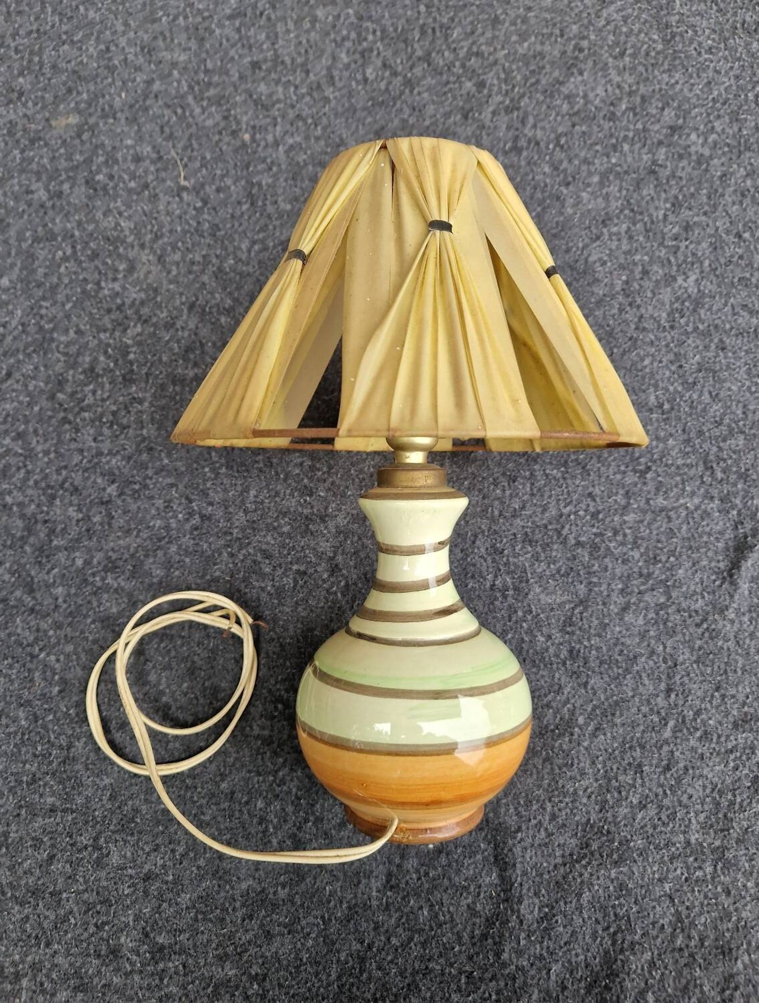 Vintage ceramic bedside lamp