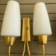 Paire d’appliques murale mid-century vintage 60s