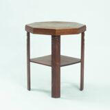 Art Deco Amsterdam School Sidetable in Oak and Ebony attributed t Napoleon