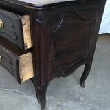 Louis XV sauté pan curved on all sides with 2 drawers on the front