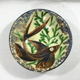 Saladier en faïence à décor de poisson