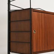 Teak bookcase with drawer cabinet, 1950s-1960s