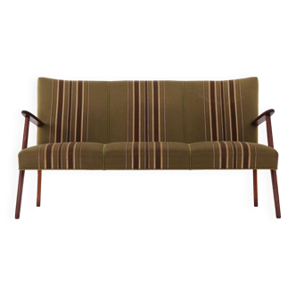 Teak sofa, Danish design, 1960s, manufacture: Denmark