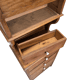 Antique Narrow Oak Chest Of Drawers, early 1900s