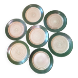Set of 7 dessert plates Saint Clément