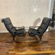 Pair of vintage Westnofa Siesta armchairs by Ingmar Relling 1960.