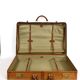 Ensemble de trois valises en cuir vintage