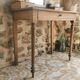 Coiffeuse Vintage en bois, entièrement restaurée