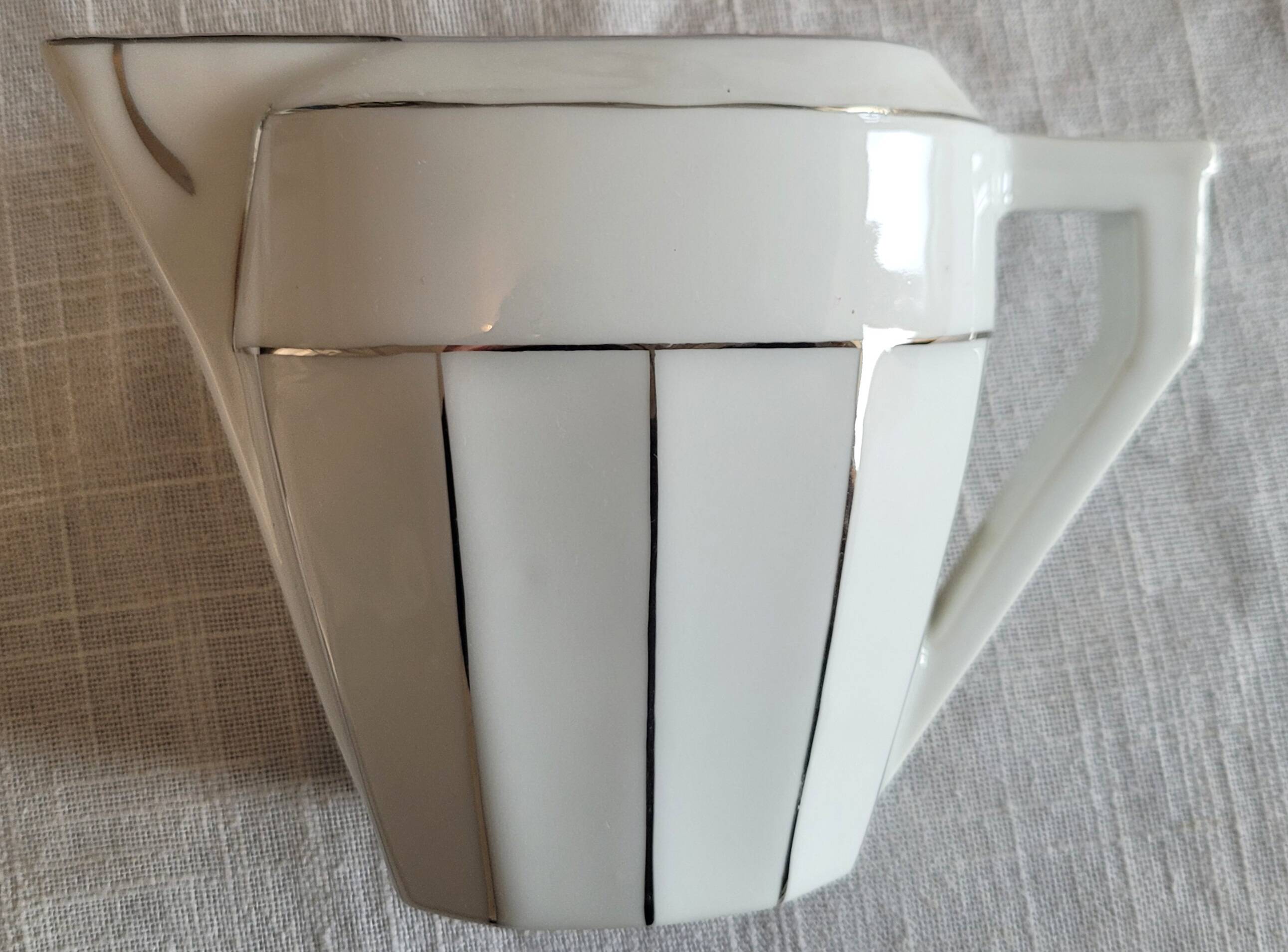 Old milk jug M S Limoges paste