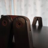 Cassina nuvola red shelf black walnut