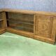 The 1940s oak corner Cabinet