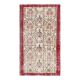 Vintage Turkish Oushak Handmade Wool Cotton Red Area Rug 107x191