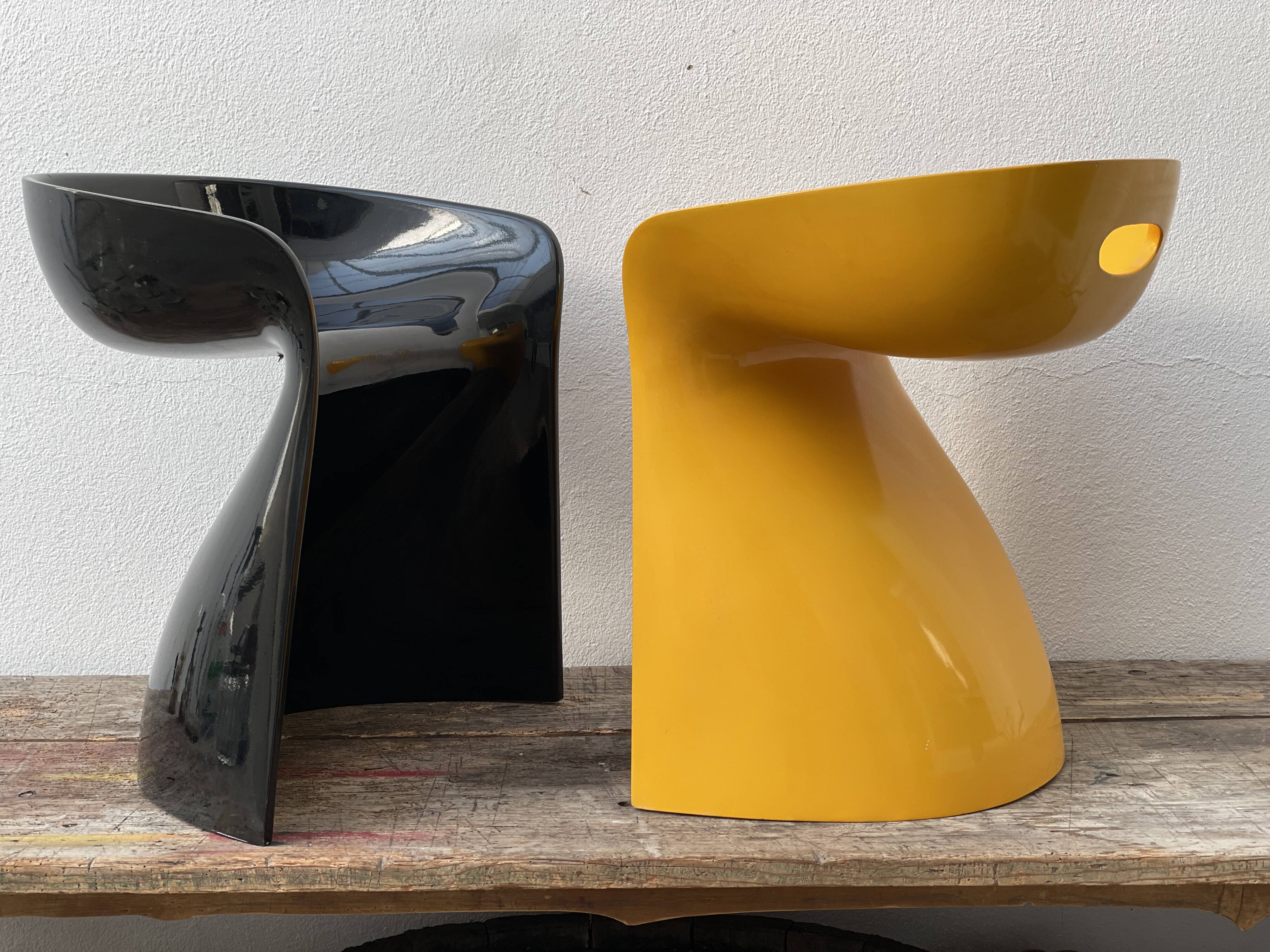 Paire de chaises « Bowl-chairs » design