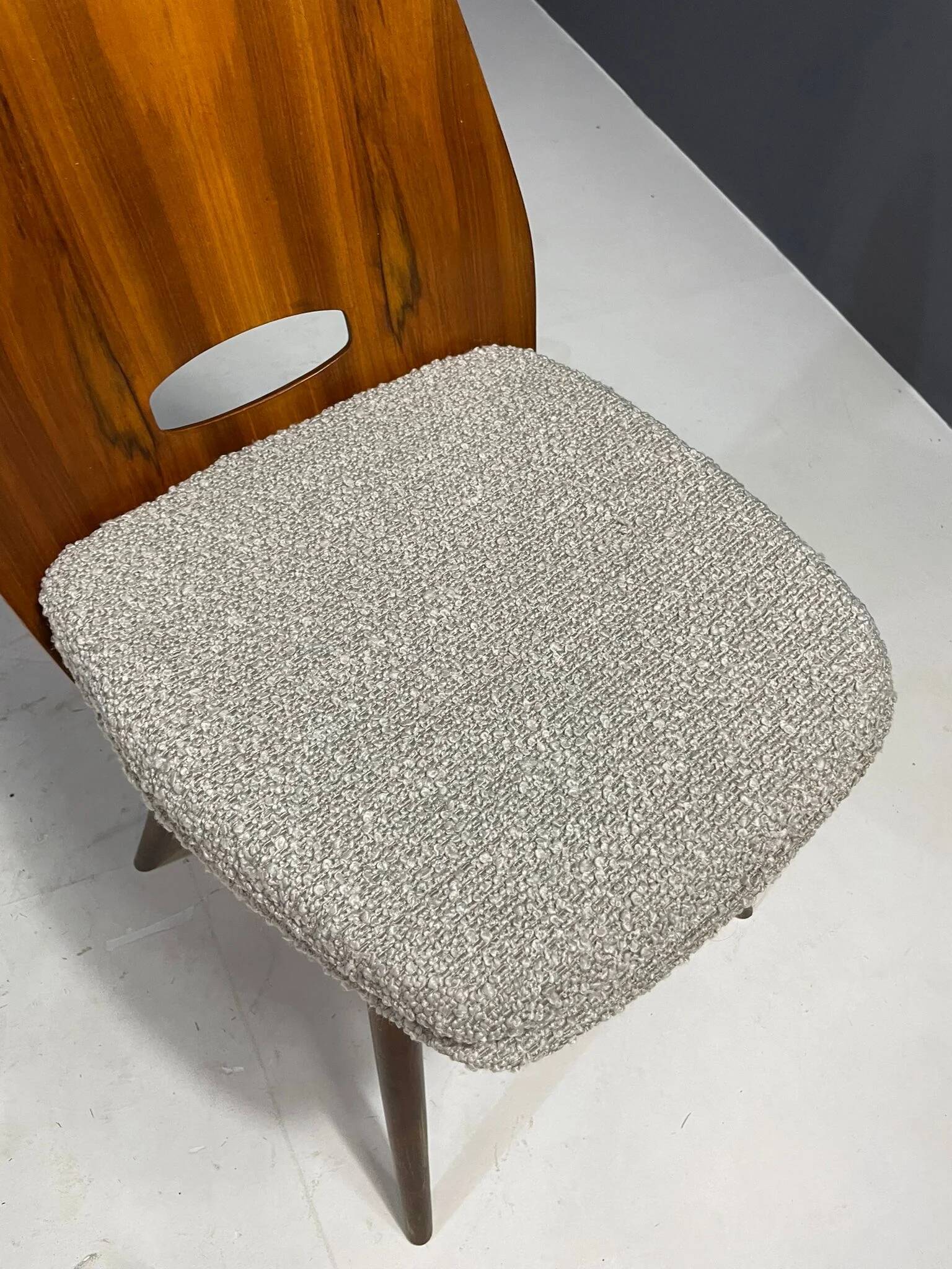 Set of four Tatra dining chairs, Czechoslovakia, 1960s