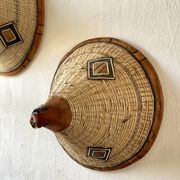 Duo de chapeaux traditionnels Peuls (Tingandé), Afrique de l'Ouest