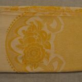 Vintage gold square tablecloth