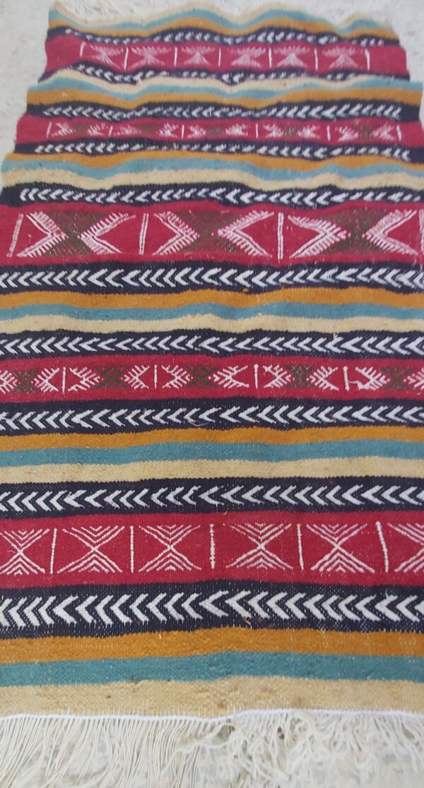 Kilim berbère fait main 105×55cm