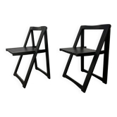 Pair of Aldo Jacober Trieste folding chairs, 1960s