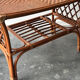 Table basse en rotin – années 1960/70