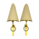 "Ring" sconces Lunel perforated metal, 1950