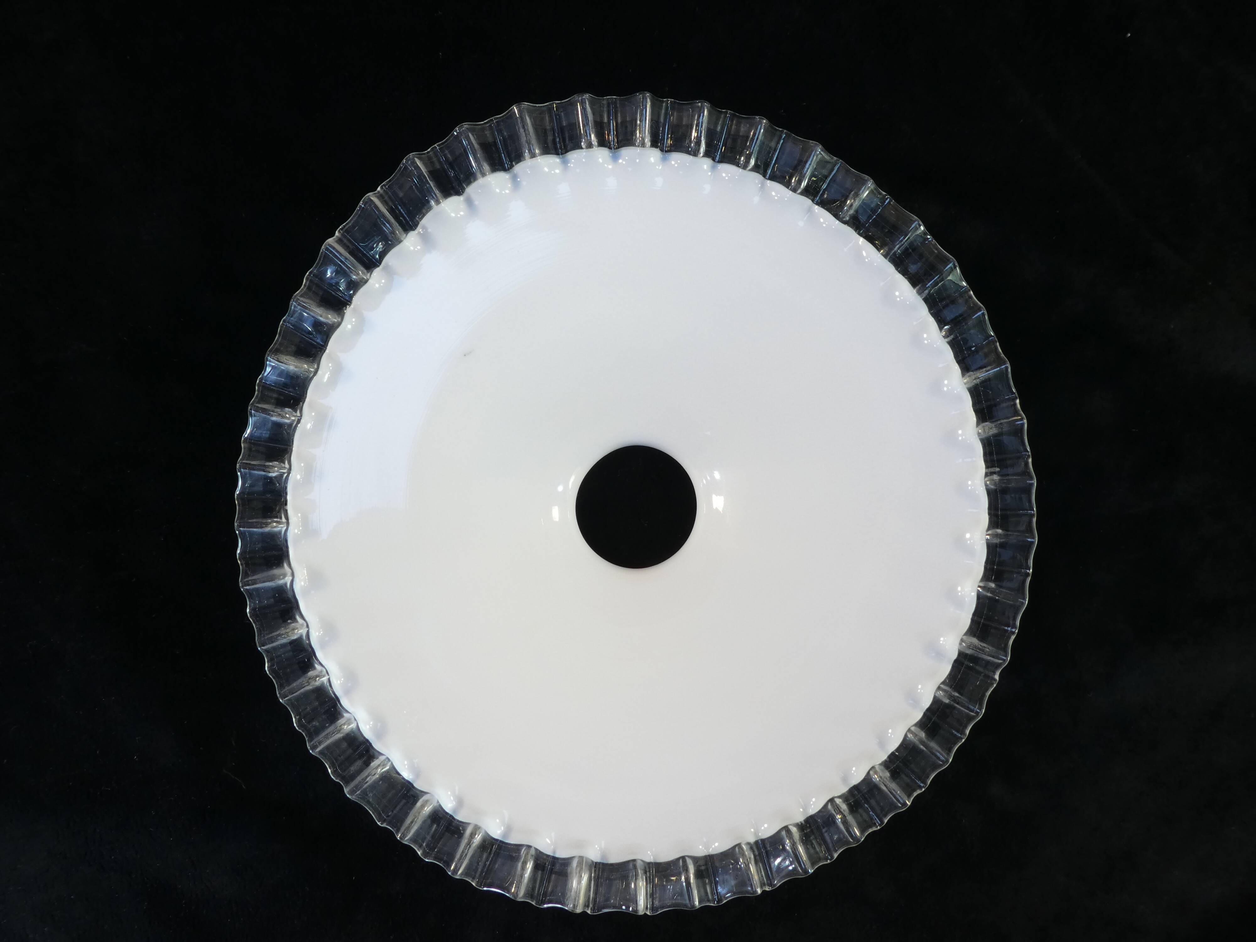 Old lampshade in opaline monte and drop nº1