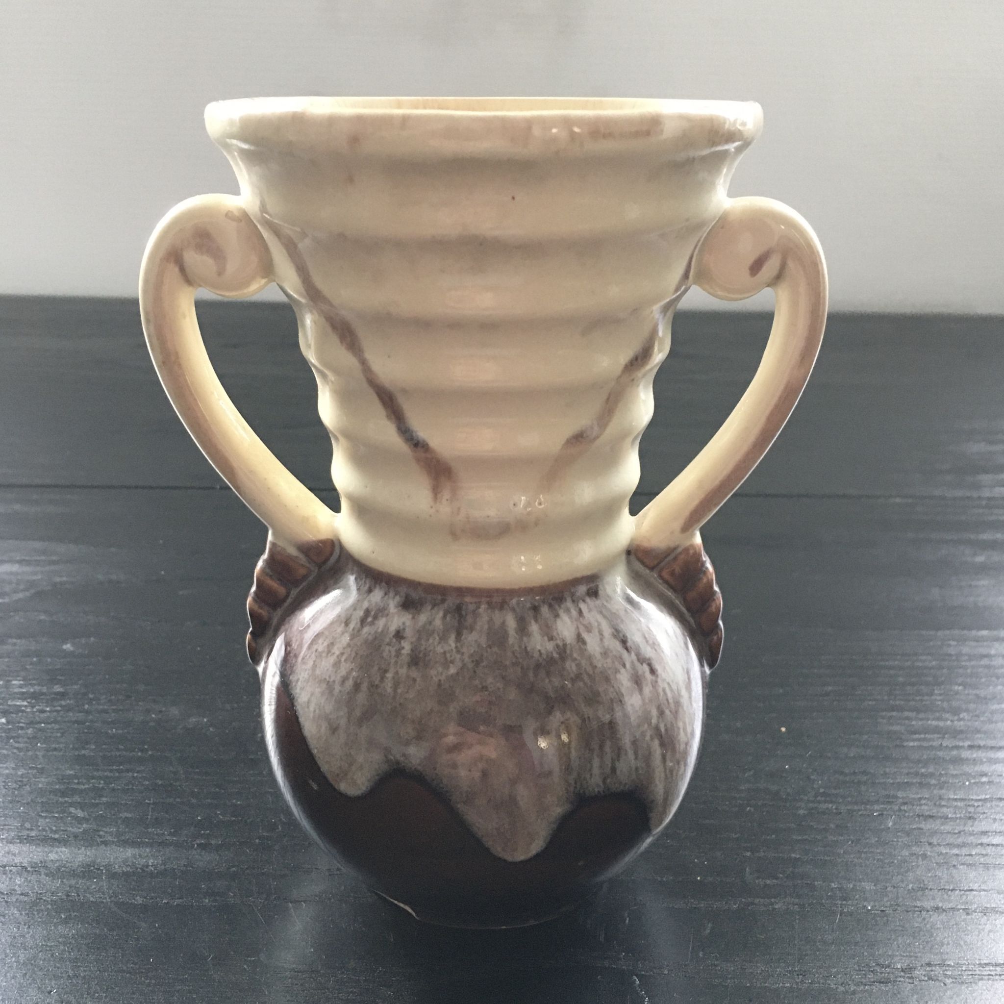 Two-tone art deco vase