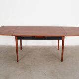 Walnut table, Danish design, 1970s, manufactured in Denmark