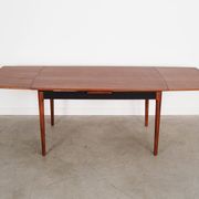 Walnut table, Danish design, 1970s, manufactured in Denmark