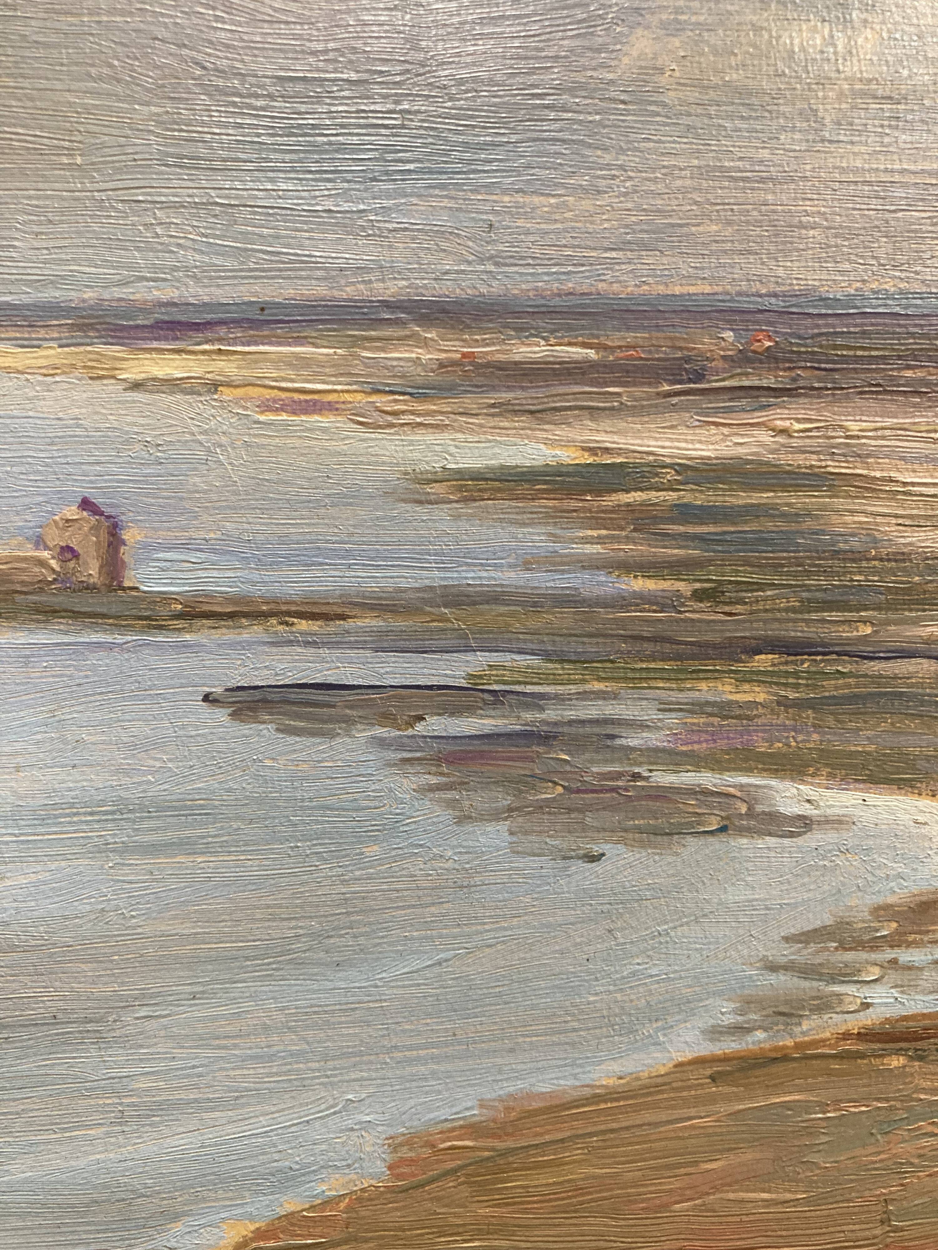 Vintage Seaside Painting