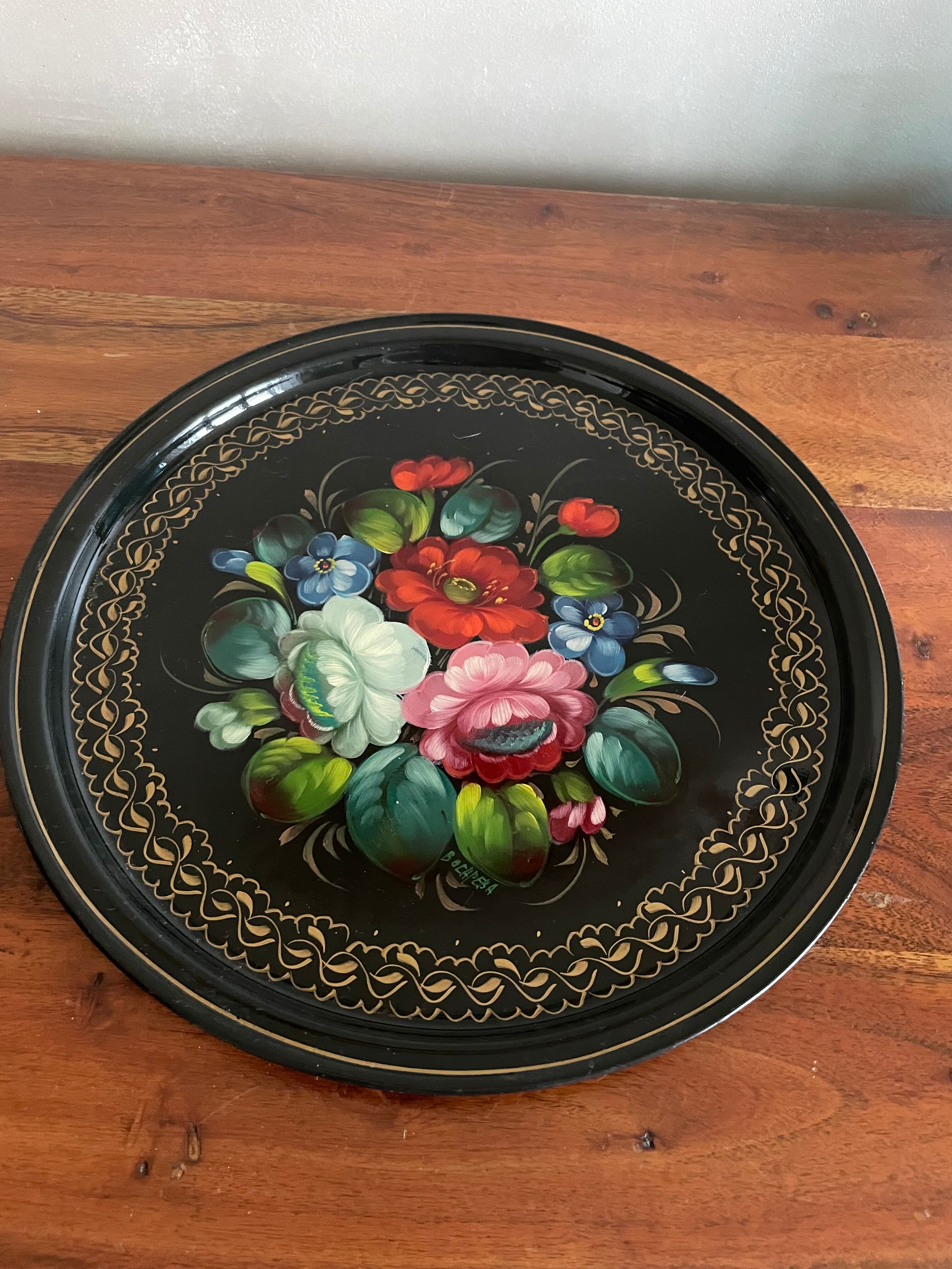 Iron top decoration flowers