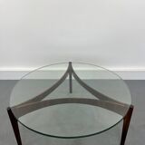Rosewood coffee table by Sven Ellekaer for Christian Linneberg Mobelfabrik, 1960s