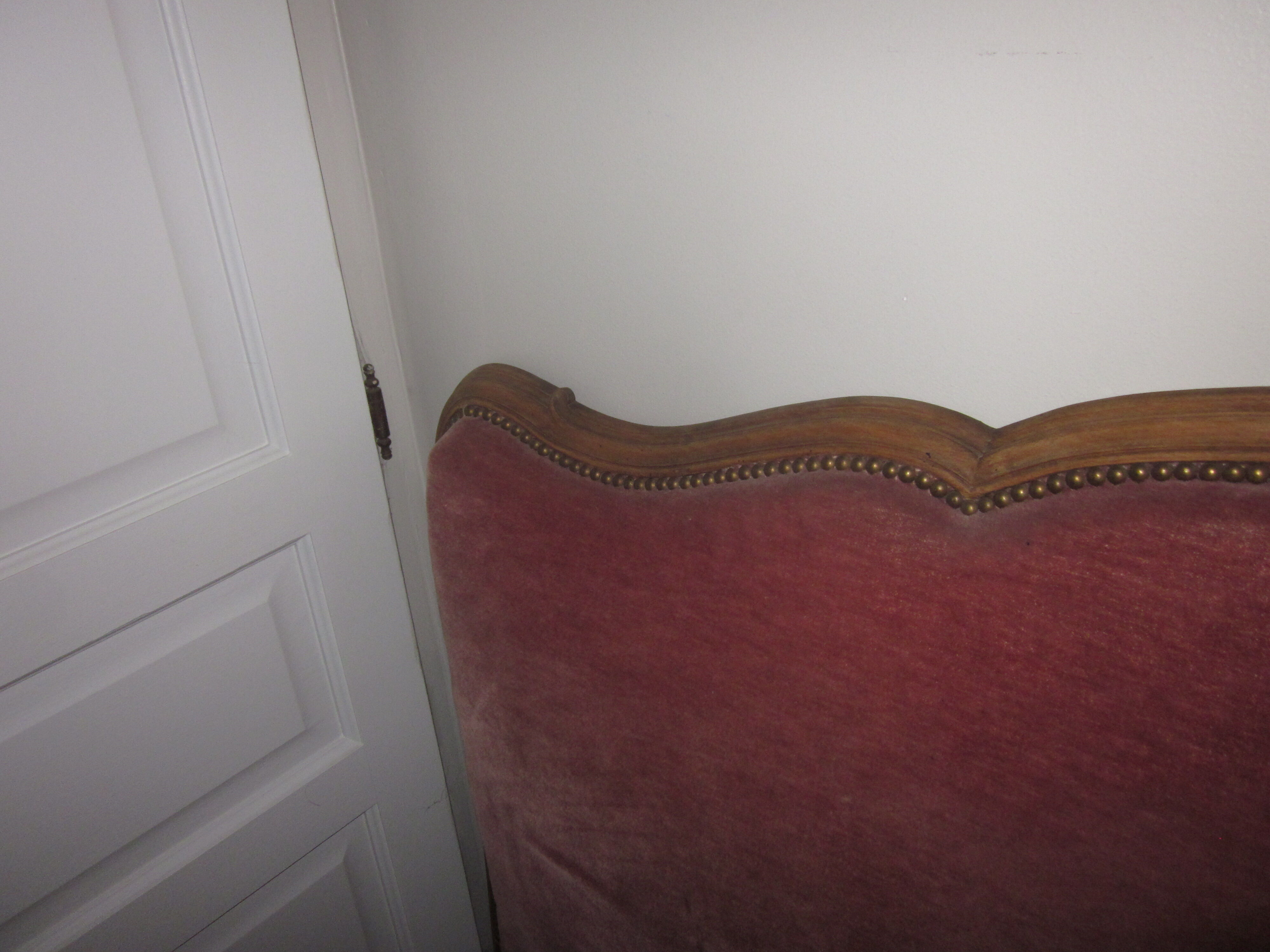 Tete de lit ancienne de style Louis XV