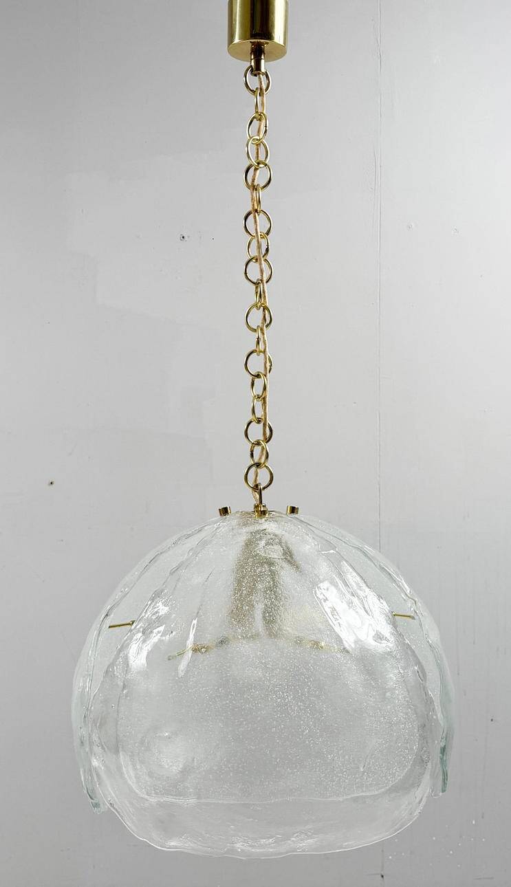 Kaiser Leuchten. Ceiling lamp/pendant lamp, Murano glass, Germany, 1960s.
