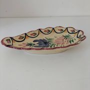 Vintage HB Quimper shell butter dish