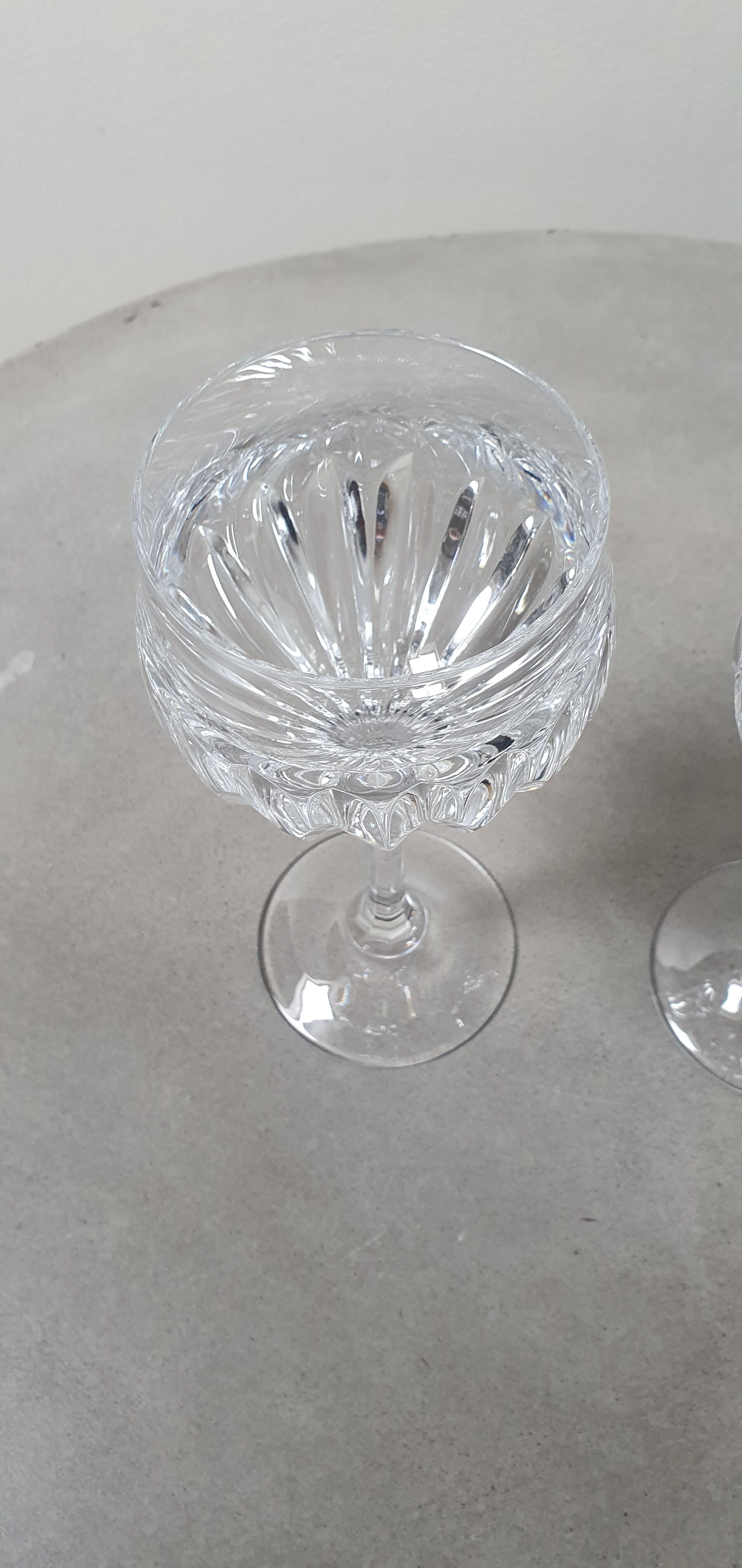 Verres en cristal