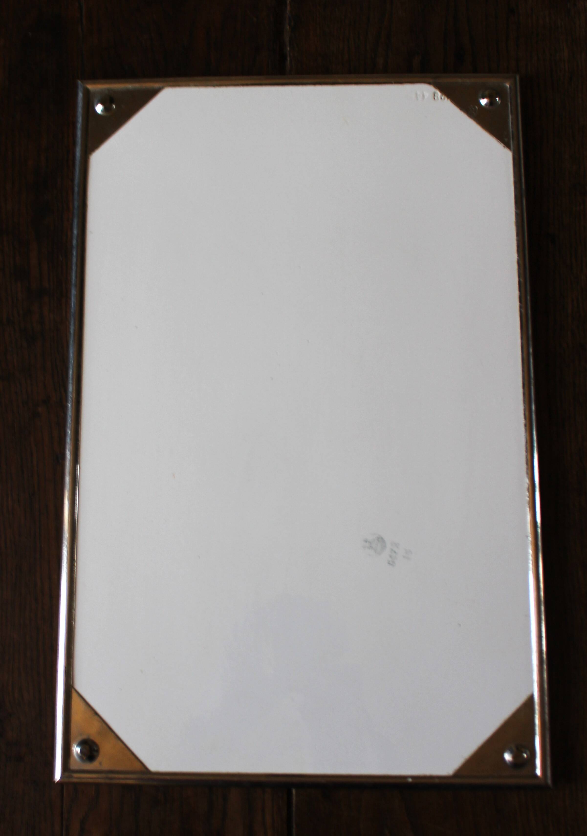 Art Deco yellow and blue tulip metal earthenware tray