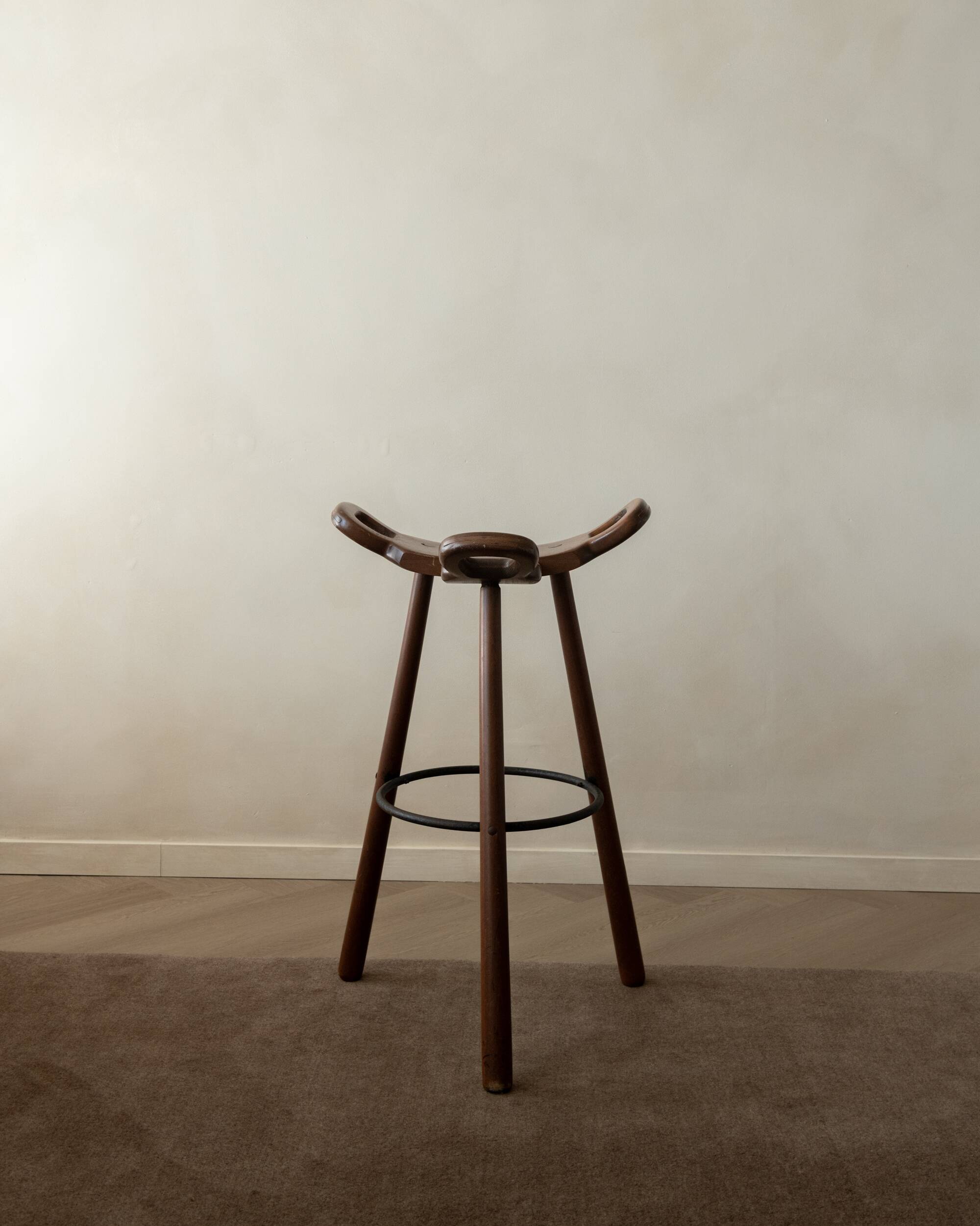 Vintage Spanish Brutalist Marbella Bar Stools by Confonorm, 1970s, Set of 3