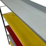 Tomado shelving unit in metal and several colours - 1960s dutch design