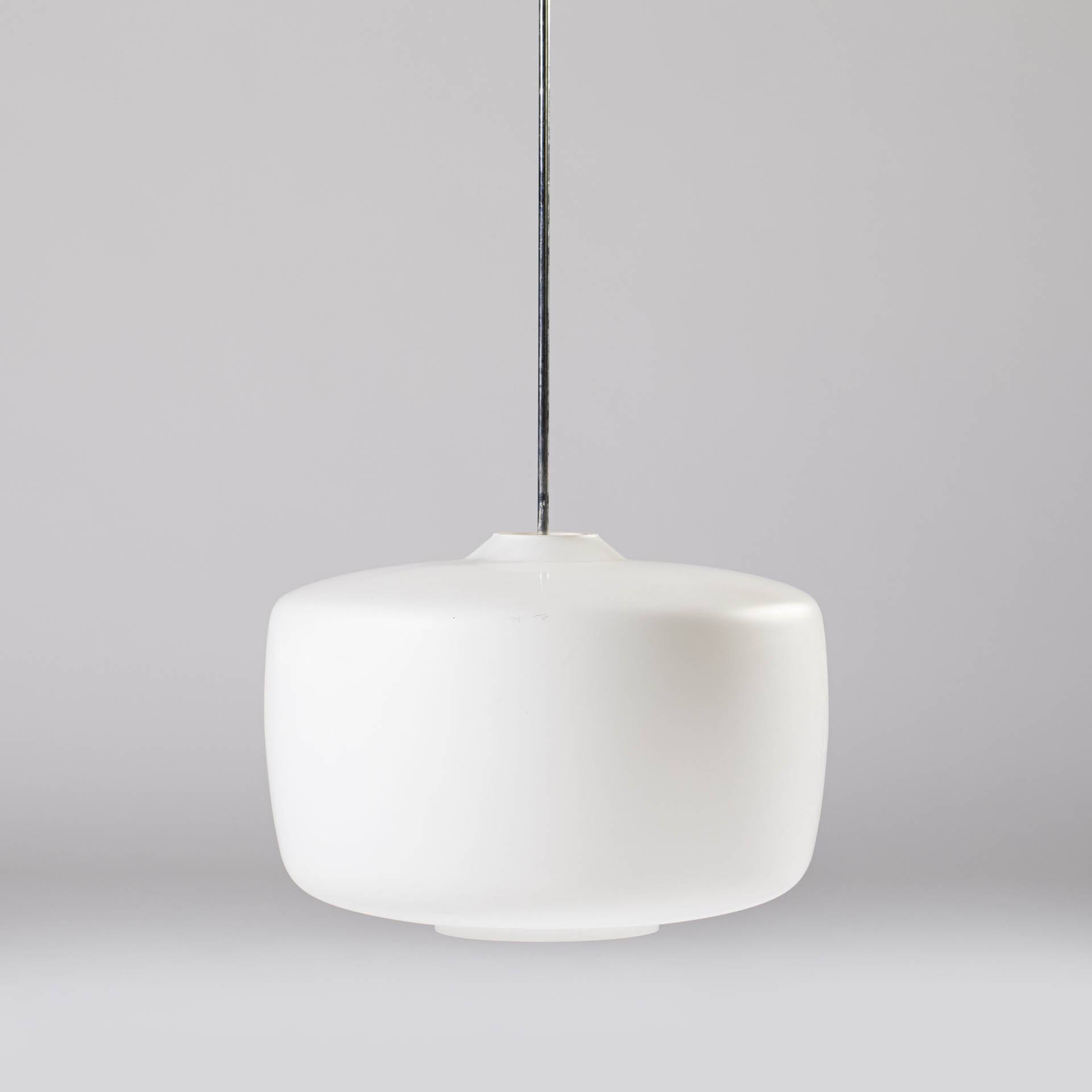 Rare grande et lourde lampe suspendue de Valasske Mezirici, Tchécoslovaquie